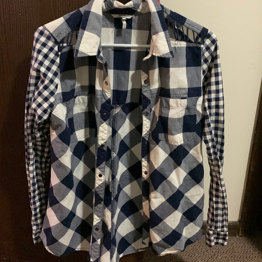 Button down plaid